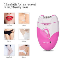 Load image into Gallery viewer, USB Rechargable Women Epilator Smooth and Silky Hair Removal