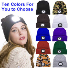 Load image into Gallery viewer, Unisex LED Knitted Beanie