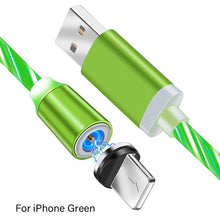 Load image into Gallery viewer, LED Glow Flowing Magnetic Charger Cable