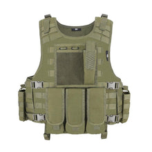 Load image into Gallery viewer, MGFLASHFORCE Molle Airsoft Vest Tactical Vest Plate Carrier Swat Fishing Hunting Vest Military Army Armor Police Vest