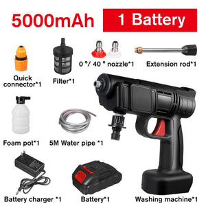 Cordless Electric High Pressure Washer Rechargeable