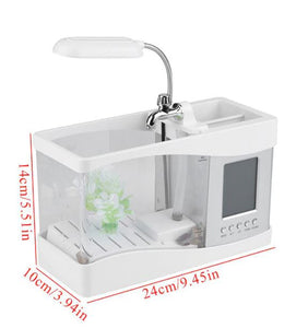 USB Desktop Mini Aquarium Fish Tank Beta Aquarium