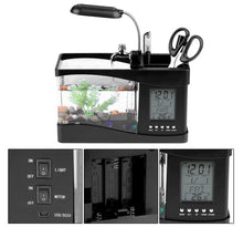 Load image into Gallery viewer, USB Desktop Mini Aquarium Fish Tank Beta Aquarium