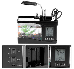 USB Desktop Mini Aquarium Fish Tank Beta Aquarium