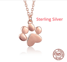 Load image into Gallery viewer, Cute Pets Footprints Paw Necklaces Pendants