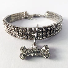 Load image into Gallery viewer, Exquisite Bling Bling Crystal Dog Collar