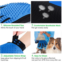 Load image into Gallery viewer, Pet Grooming Glove Gentle  Brush Glove