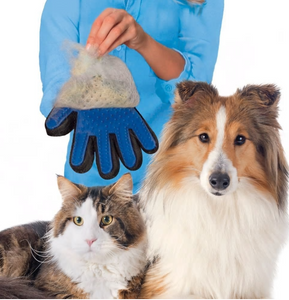 Pet Grooming Glove Gentle  Brush Glove