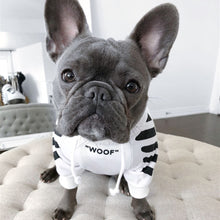 Load image into Gallery viewer, French Bulldog Clothes Dog Hoodie Adidog Warm Sport Retro Hoodies