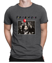 Load image into Gallery viewer, Cotton T-shirt Horror Friends Pennywise Michael Myers Jason ..