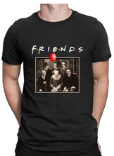 Load image into Gallery viewer, Cotton T-shirt Horror Friends Pennywise Michael Myers Jason ..