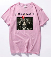 Load image into Gallery viewer, Cotton T-shirt Horror Friends Pennywise Michael Myers Jason ..