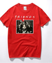 Load image into Gallery viewer, Cotton T-shirt Horror Friends Pennywise Michael Myers Jason ..