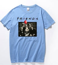 Load image into Gallery viewer, Cotton T-shirt Horror Friends Pennywise Michael Myers Jason ..