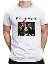 Load image into Gallery viewer, Cotton T-shirt Horror Friends Pennywise Michael Myers Jason ..