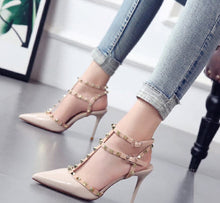 Load image into Gallery viewer, Women High-Heels Shoe Female Pointed Stiletto Sexy Nightclub Sandals