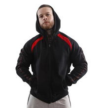 Load image into Gallery viewer, Men Sport Fashion Casual Gym Fitness Hooded Jacket