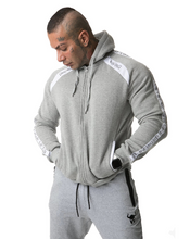 Load image into Gallery viewer, Men Sport Fashion Casual Gym Fitness Hooded Jacket