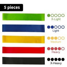 Load image into Gallery viewer, Resistance Bands Set Elastic Band For Fitness Rubber Bands Rubber Bands For Gum Set Sport Yoga Exercise Gym Rubber Workout