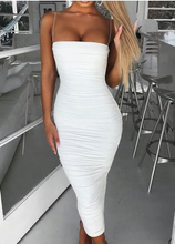 Load image into Gallery viewer, Women Elegant Long Dress Spaghetti Strap Backless