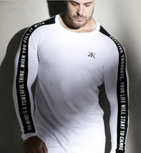 Load image into Gallery viewer, Men Long Sleeves Elasticity Muscle T Shirts Gym Clothing