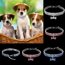 Load image into Gallery viewer, Exquisite Bling Bling Crystal Dog Collar