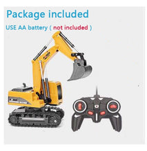 Load image into Gallery viewer, 2.4Ghz 6 Channel 1:24 RC Excavator toy RC Engineering Car Alloy and plastic Excavator RTR For kids Christmas gift