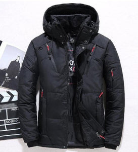 MEN Winter Jacket  Casual Down Warm Hooded Coats Parkas