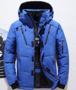 MEN Winter Jacket  Casual Down Warm Hooded Coats Parkas