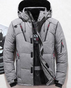 MEN Winter Jacket  Casual Down Warm Hooded Coats Parkas