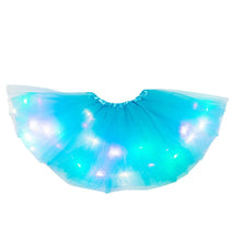 Load image into Gallery viewer, Kids Girls LED Light Up Cute Tutu Skirt Baby Girl Solid Lighten Pettiskirt Ballet Toddler Girls Lace Princess Fancy Costumes