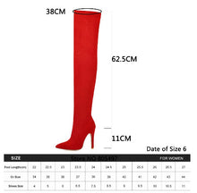 Load image into Gallery viewer, Women&#39;s Over The Knee Boots Thin High Heel Sexy Party Boots