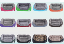 Load image into Gallery viewer, Beds Waterproof Bottom For Pets Soft Fleece Warm Petshop