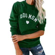 Load image into Gallery viewer, DOG MOM Funny Letter Print Sweatshirt