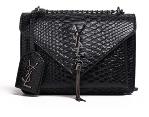 Women Fashion Snake Leather Pattern Shoulder Bag