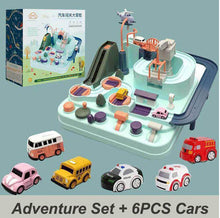 Load image into Gallery viewer, Children Racing Tracks Railcar Eco-Friendly Manual Car Adventure Track