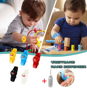 Portable Cute Adult Kids Wristband Handwash Gel Squeeze Band