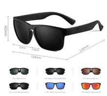 Load image into Gallery viewer, Men Polarized Sunglasses Fashion Square Driving Eyewear