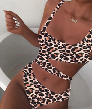 Load image into Gallery viewer, Women High Waisted Swimming Suit One Piece Bandage