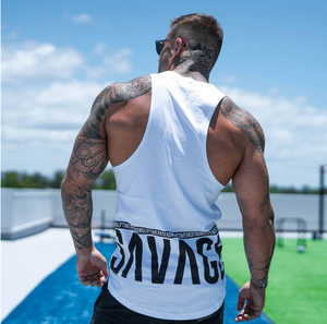 Men Bodybuilding Tank Top Gyms Workout Fitness Sleeveless Shirt