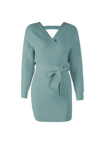 Women Long Sleeve Sweater Dress