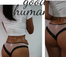 Load image into Gallery viewer, Women Sexy Cross Yoga Sports Thong Low Waist Transparent Panties.