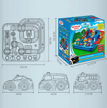 Load image into Gallery viewer, Manual Car Adventure Track Toys For Children Educational Rescue Vehicles 3pcs/cars