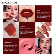 Load image into Gallery viewer, Long Lasting Lipstick Make Up Matte Liquid Lip Stick Non Drying Makeup