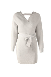 Women Long Sleeve Sweater Dress