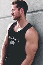 Load image into Gallery viewer, Men Gym Fitness Bodybuilding Hood Tank Top Fashion