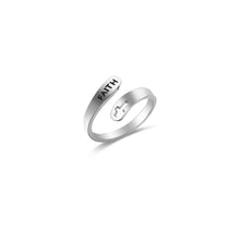 Load image into Gallery viewer, Stainless Steel Adjustable Faith Rings