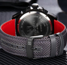 Load image into Gallery viewer, Military Watches Men Fashion Casual Canvas Leather Sport Quartz Wristwatches