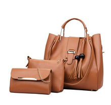 Load image into Gallery viewer, BALEINI 3 Pcs/ Leather Women Handbags with Large Capacity