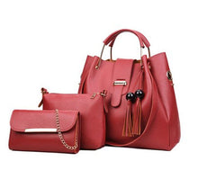 Load image into Gallery viewer, BALEINI 3 Pcs/ Leather Women Handbags with Large Capacity